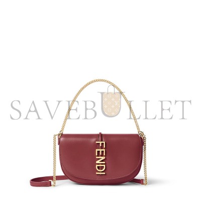 FENDI GRAPHY WALLET ON CHAIN 8M0529ANSSF0YPU (20.5*13*3.5cm)